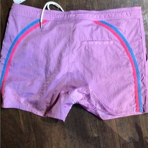 BDG  Aloha Boardshorts  Pink Women's Shorts with Blue and Red Accents